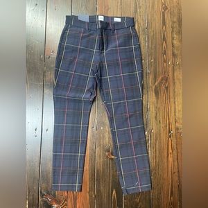 Gap plaid ankle pants
